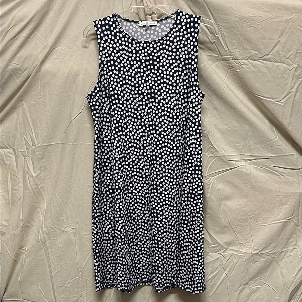 Annalee + Hope Black and White Polka Dot Mini Dress